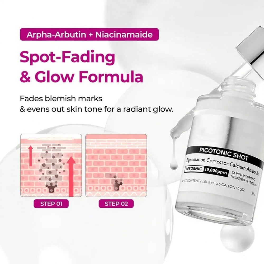 🔥This week special sales 🔥Lumi Pore & Spot Care Duo | Shrinks Pores & Fades Blemish Marks | Cyano Pink Spicule Serum + Picotonic Shot Ampoule