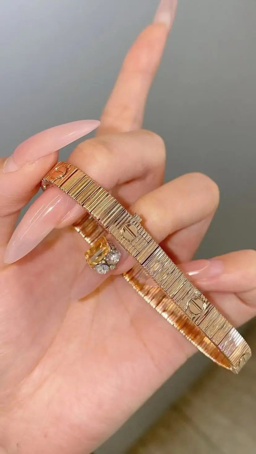 【Valerion Jewelry】 2025 NEW LOVE BRACELET BRUSHED STYLE BRACELET