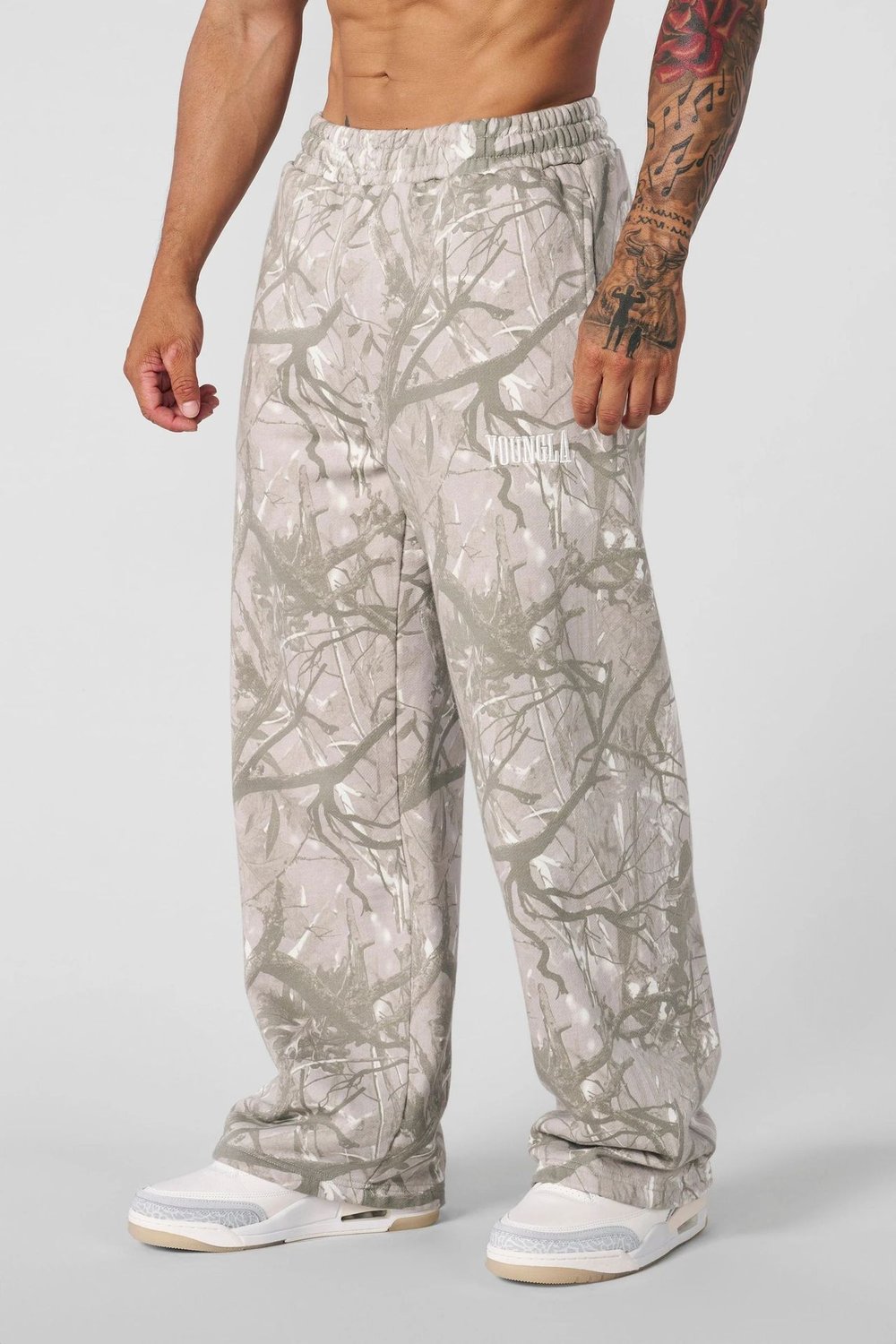 Tree Camo Baggy Sweats🥇Crafted From 100% Cotton Fleece, 460 GSM