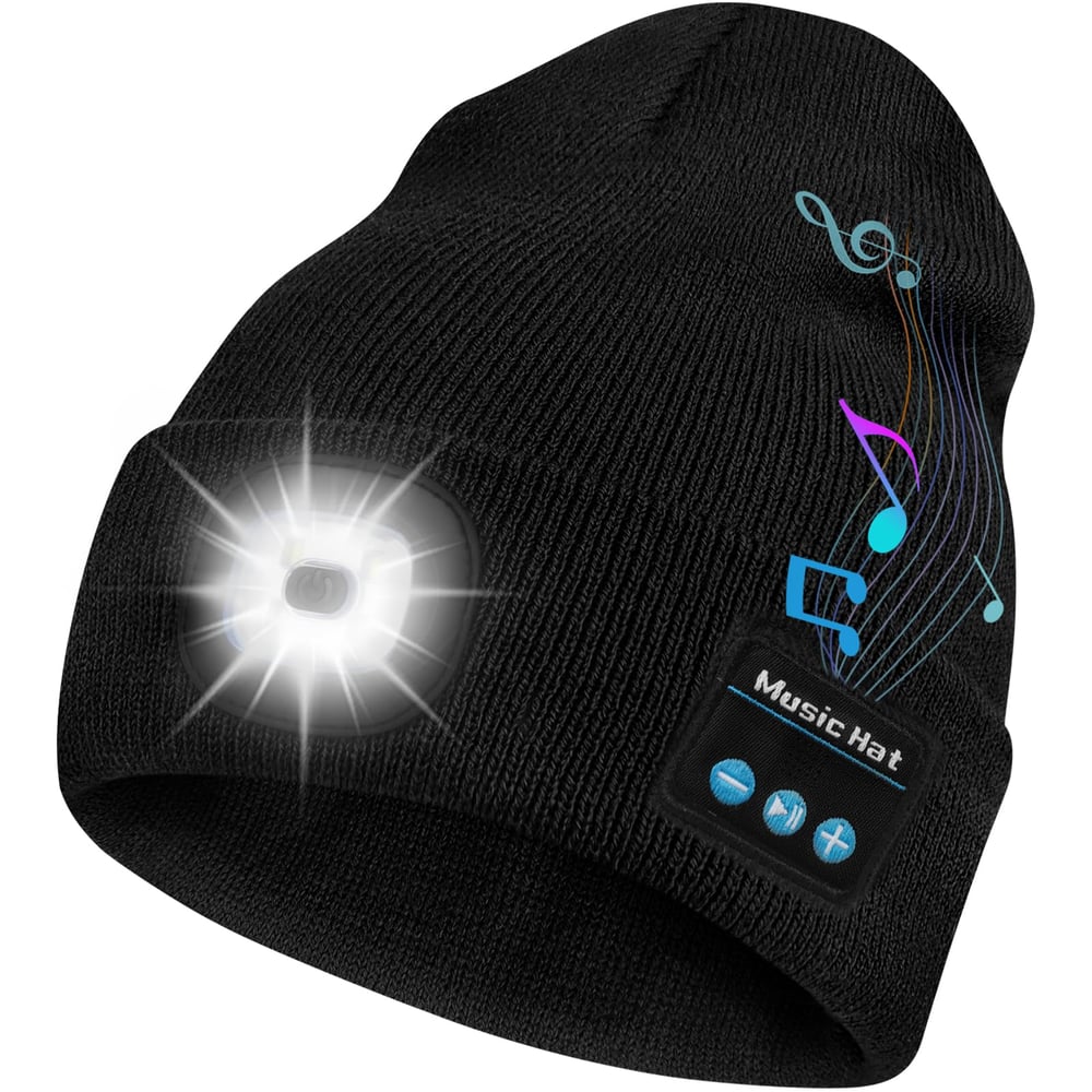 Bluetooth Beanie Hat with Light