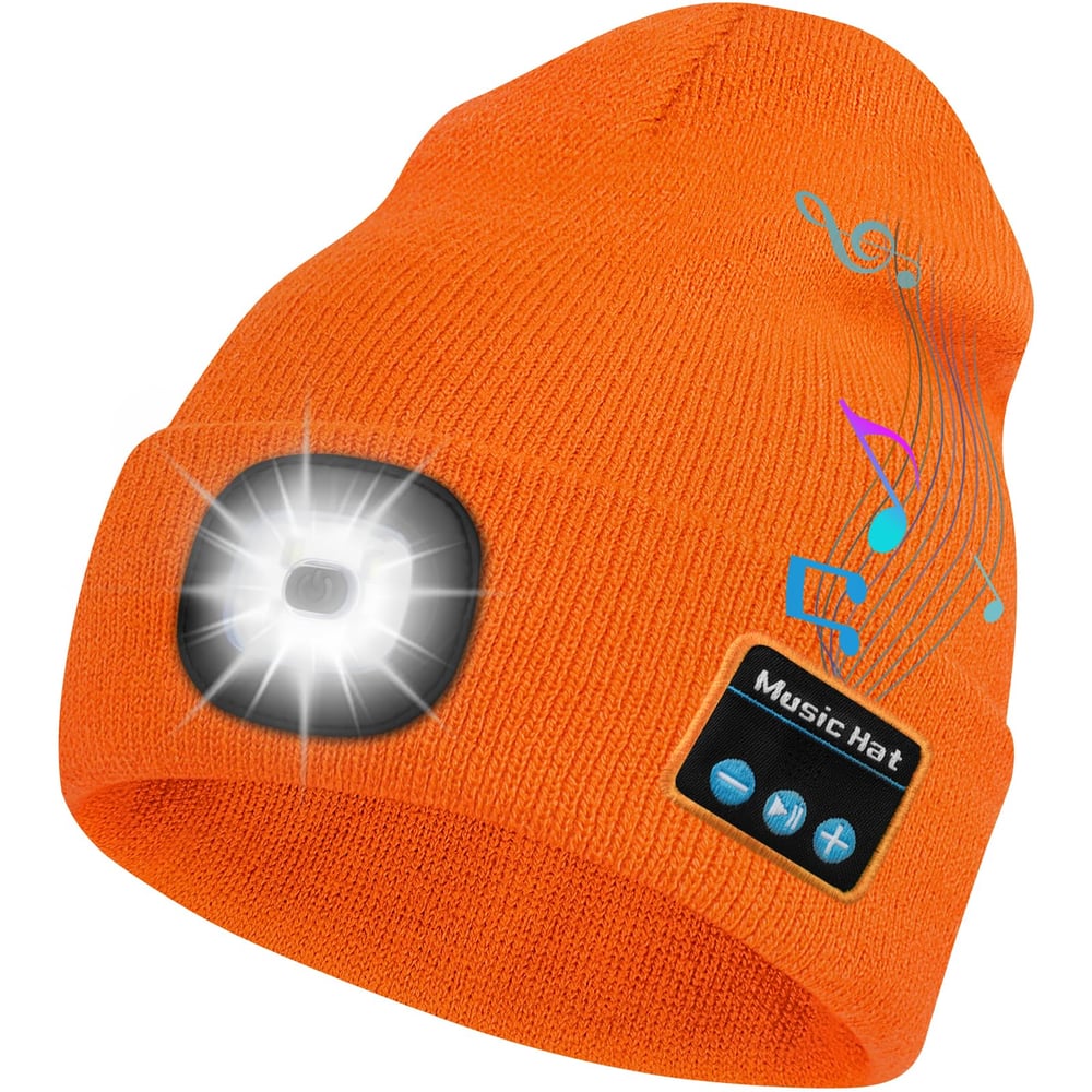 Bluetooth Beanie Hat with Light