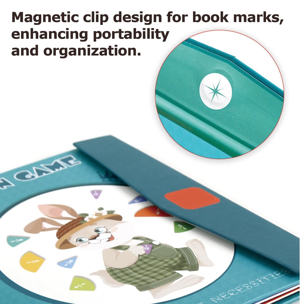 Magnetic Fraction Tiles & Circles Set