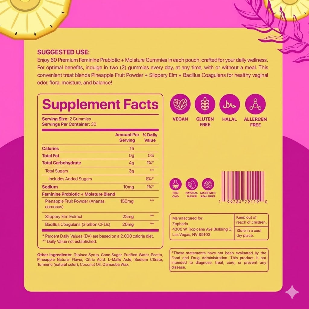 Zephario FreshFlora Gummies