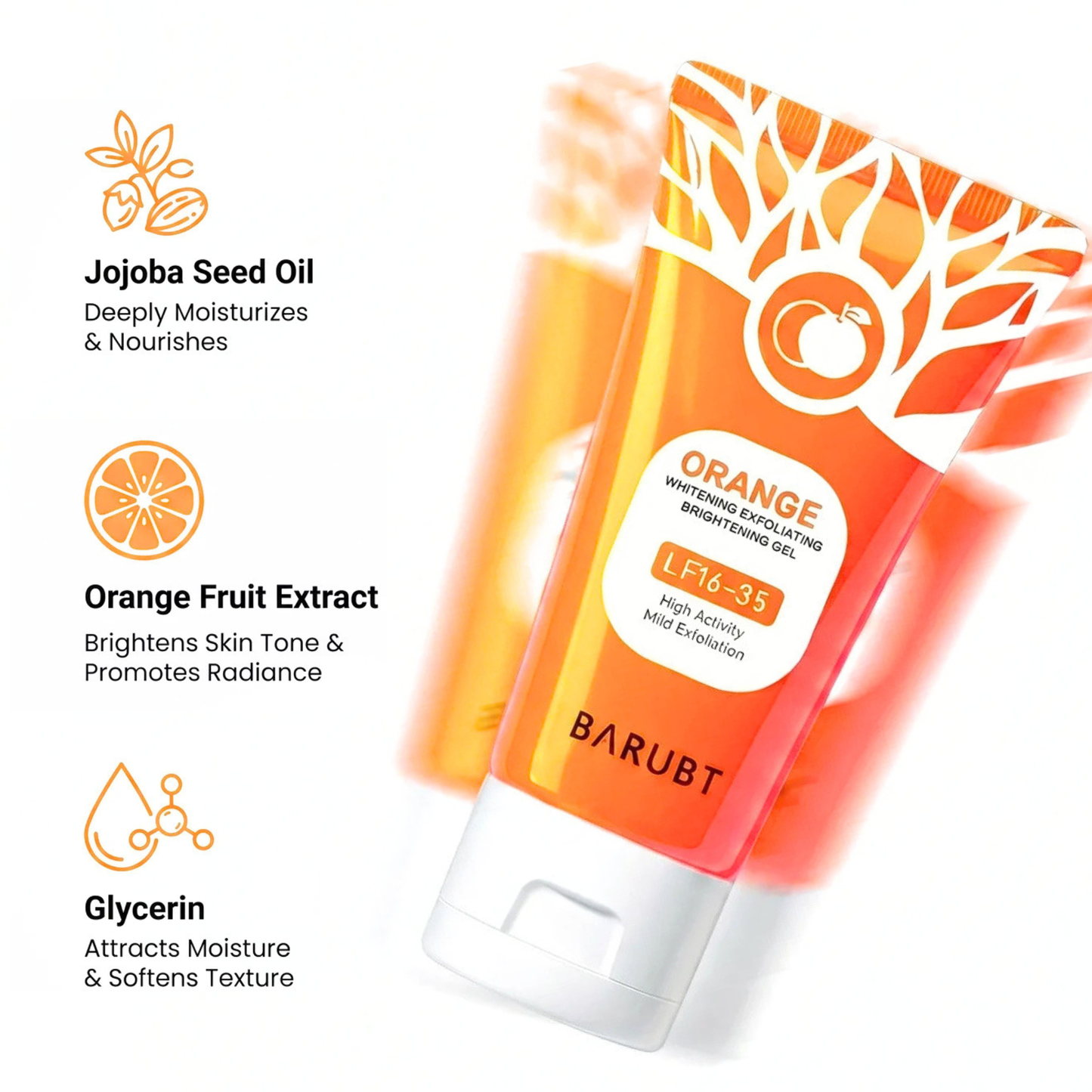 Orange Extract Exfoliating Gel