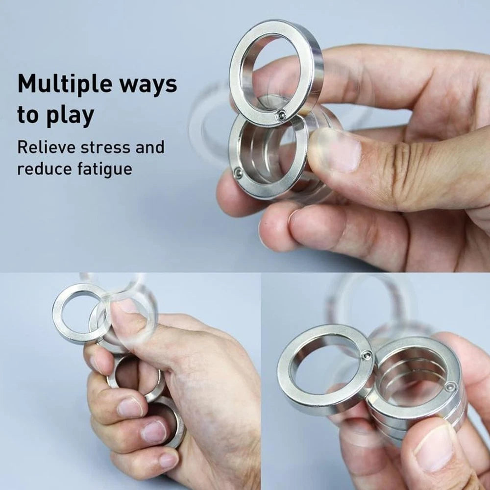 ✅Spoven Folding Finger Ring – 4 Finger Foldable Fidget Toy for Stress & Anxiety