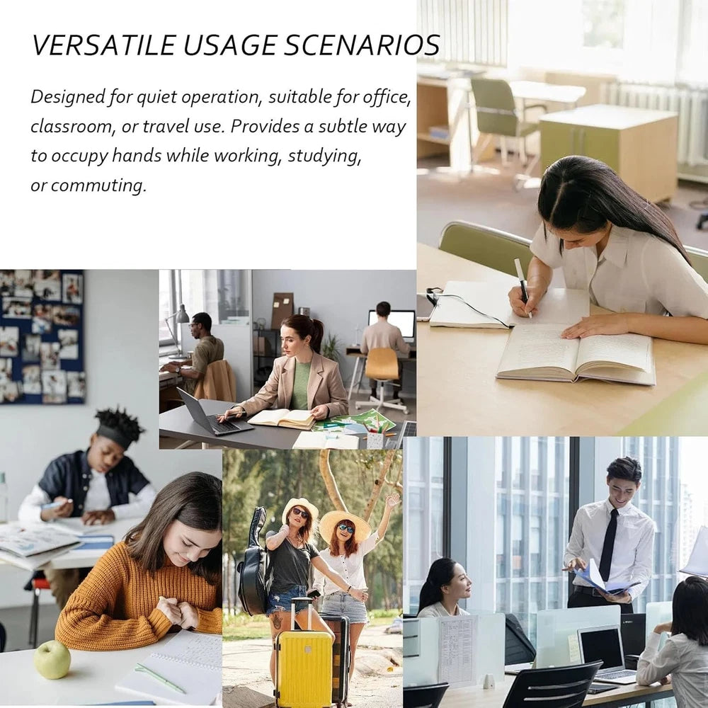 ✅Spoven Folding Finger Ring – 4 Finger Foldable Fidget Toy for Stress & Anxiety