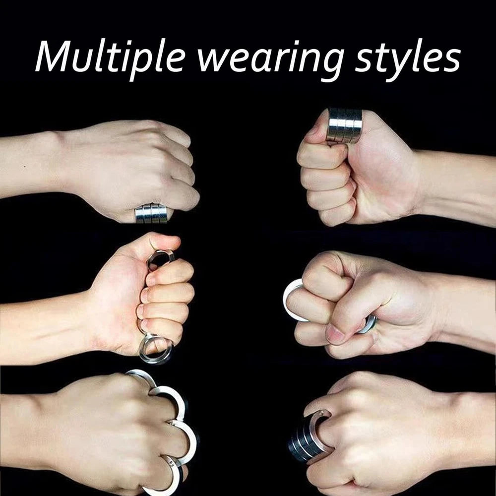 ✅Spoven Folding Finger Ring – 4 Finger Foldable Fidget Toy for Stress & Anxiety