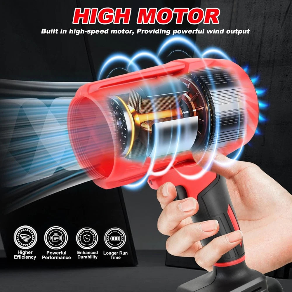 30000 RPM Mini Blower Handheld Turbojet Fan for Milwaukee M18 18V Battery