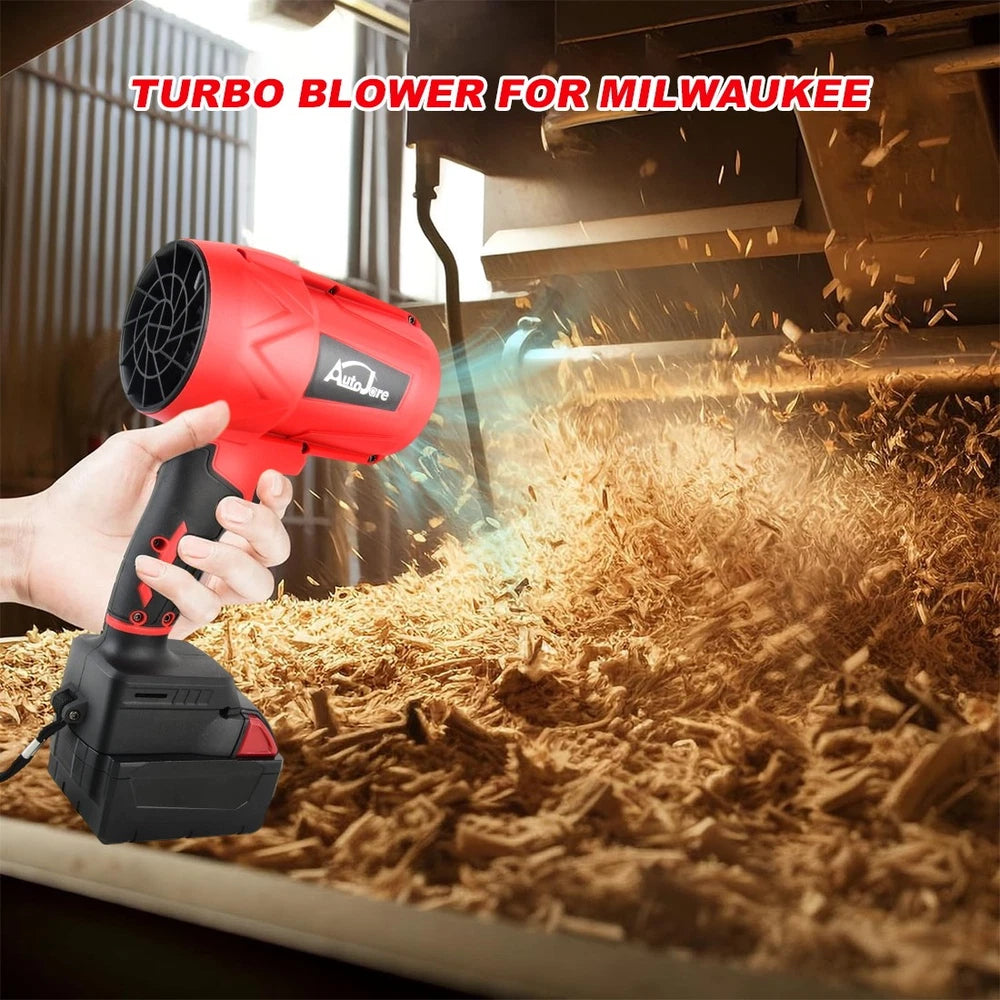 30000 RPM Mini Blower Handheld Turbojet Fan for Milwaukee M18 18V Battery