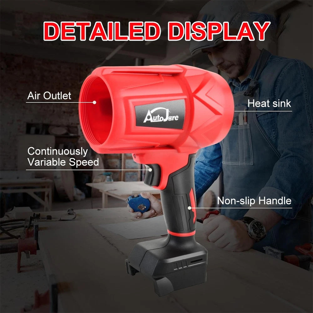 30000 RPM Mini Blower Handheld Turbojet Fan for Milwaukee M18 18V Battery