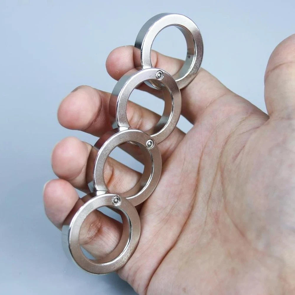 ✅Spoven Folding Finger Ring – 4 Finger Foldable Fidget Toy for Stress & Anxiety