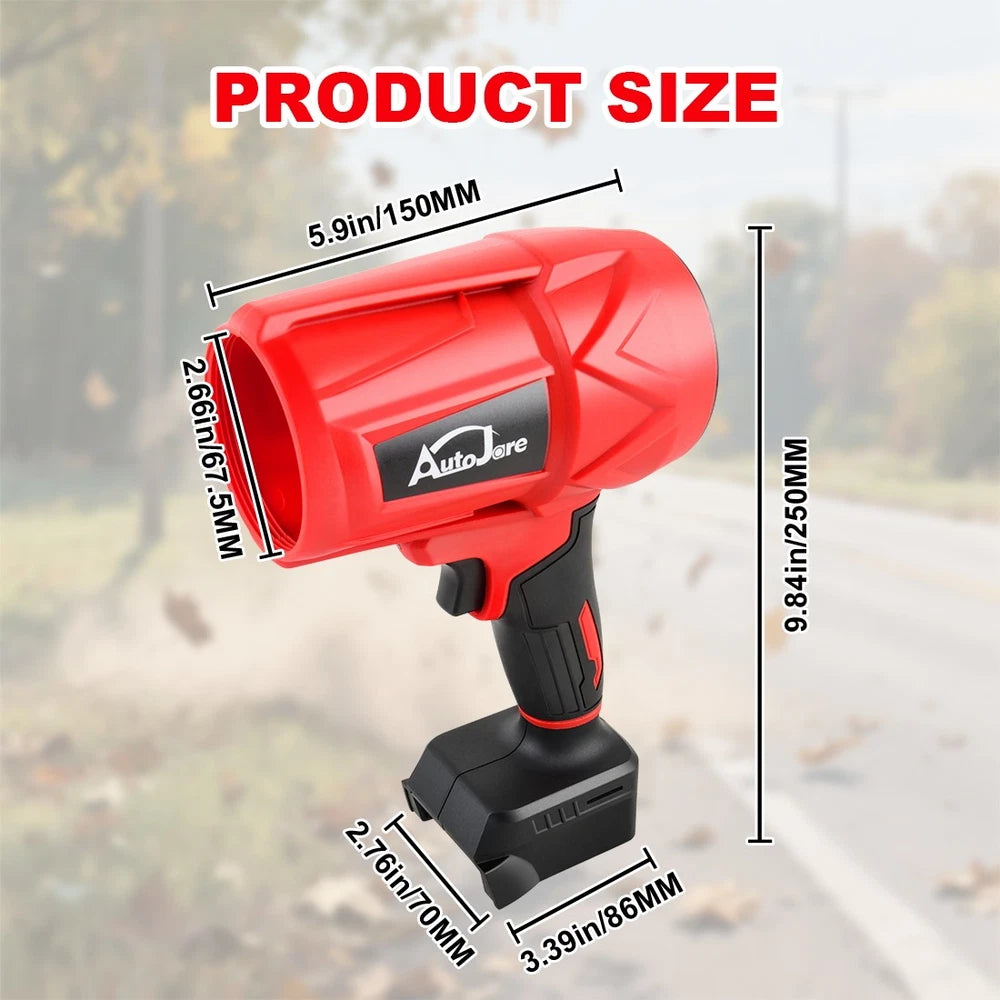 30000 RPM Mini Blower Handheld Turbojet Fan for Milwaukee M18 18V Battery