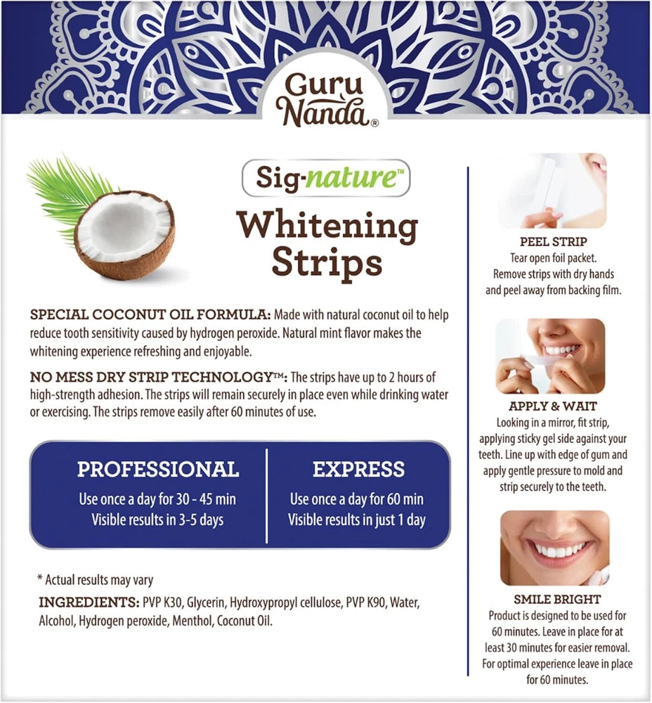 Teeth Whitening Strips 7 Day Treatments