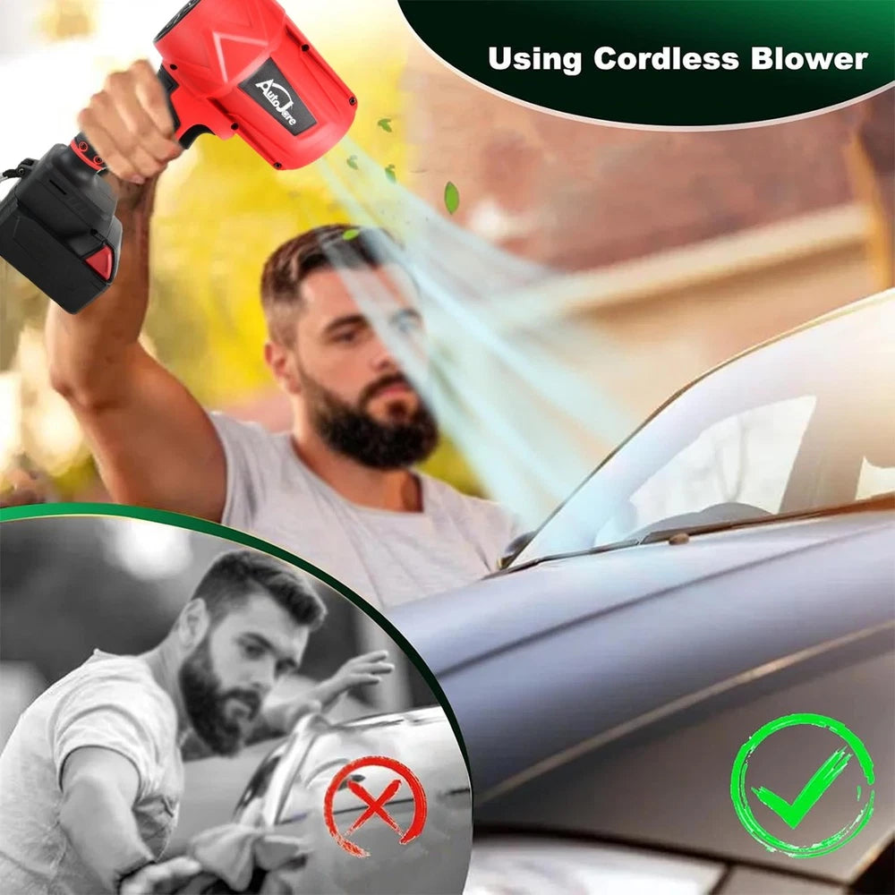 30000 RPM Mini Blower Handheld Turbojet Fan for Milwaukee M18 18V Battery