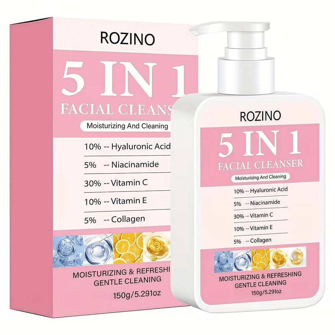5-in-1 Niacinamide Foaming Face Cleanser