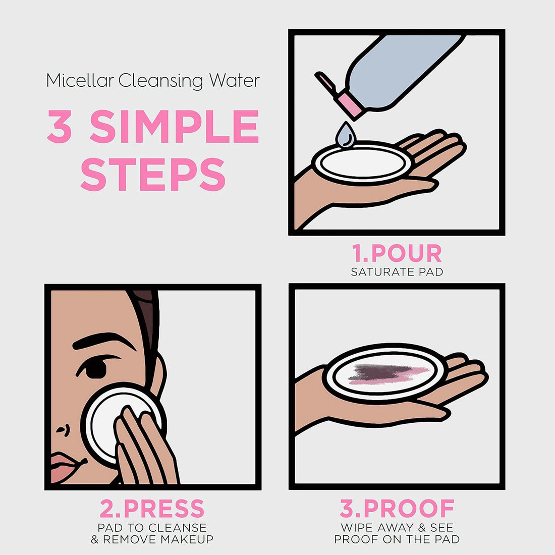 Micellar Water Makeup Remover Cleanser